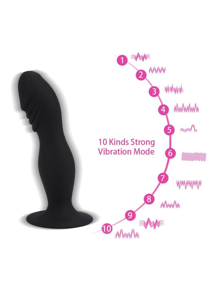 Вибрационный фаллоимитатор для массажа простаты 10 скоростей с пультом ДУ L160*D35 mm YUNMAN (306854891)