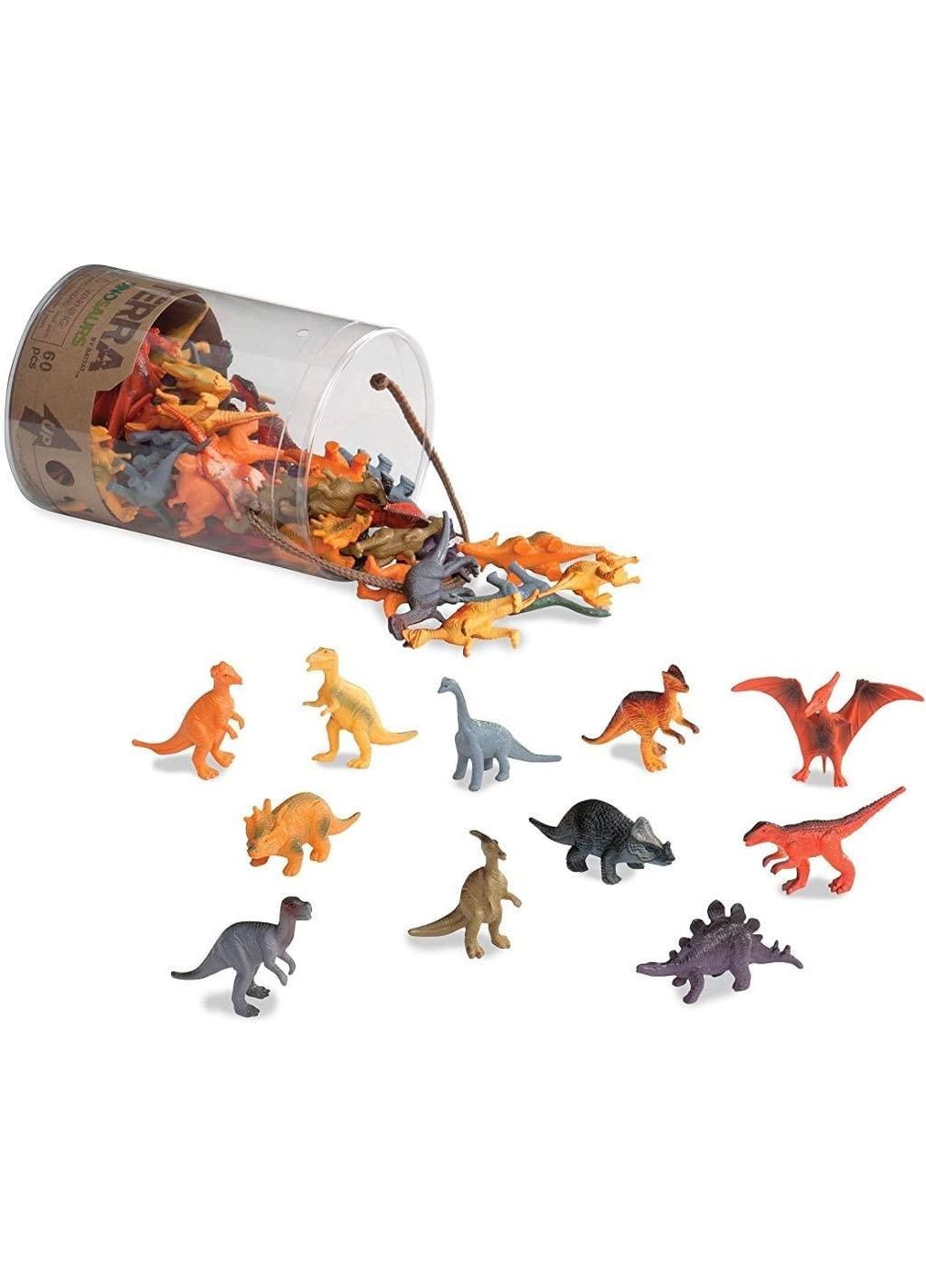 Миниатюрные реалистичные динозавры (12 штук) Dinosaurs Battat (338425630)