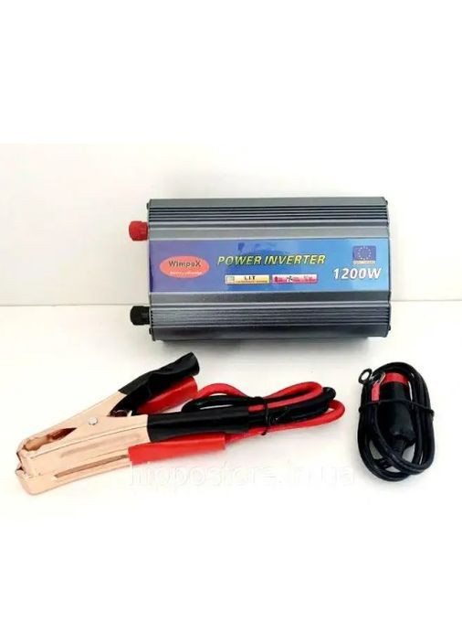 Перетворювач постійного струму 1200W інвертор для автомобіля 12В-220В Wimpex (297332125)
