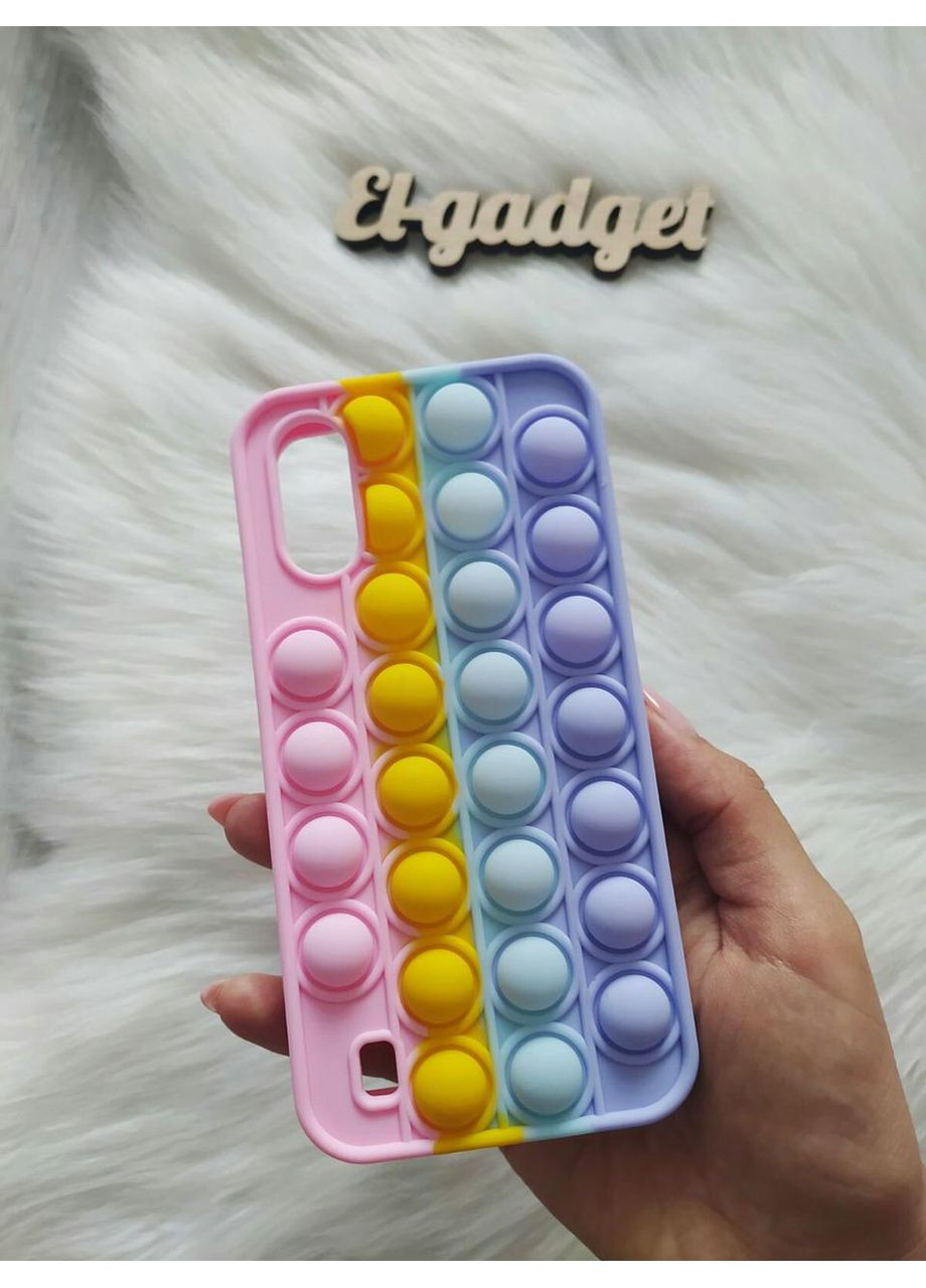 Чохол Pop it для A01 (A015) Попіт антистрес силіконовий кольоровий Samsung (360896212)