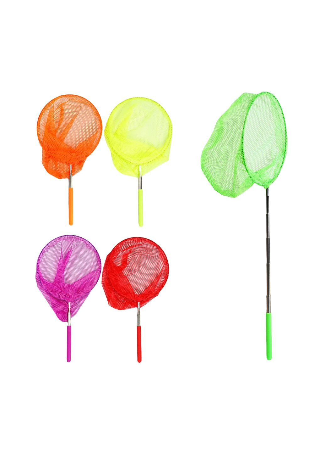 Сачок телескопічний колір різнокольоровий CB-00218158 No Brand (330223213)