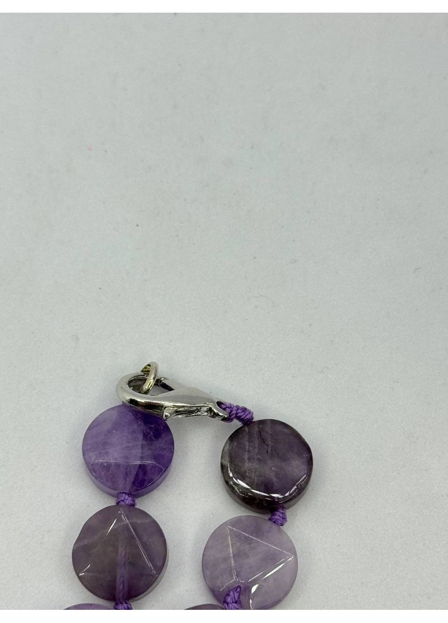 Ожерелье из аметиста 12*5 мм 44 см Фиолетовый No Brand (363829922)