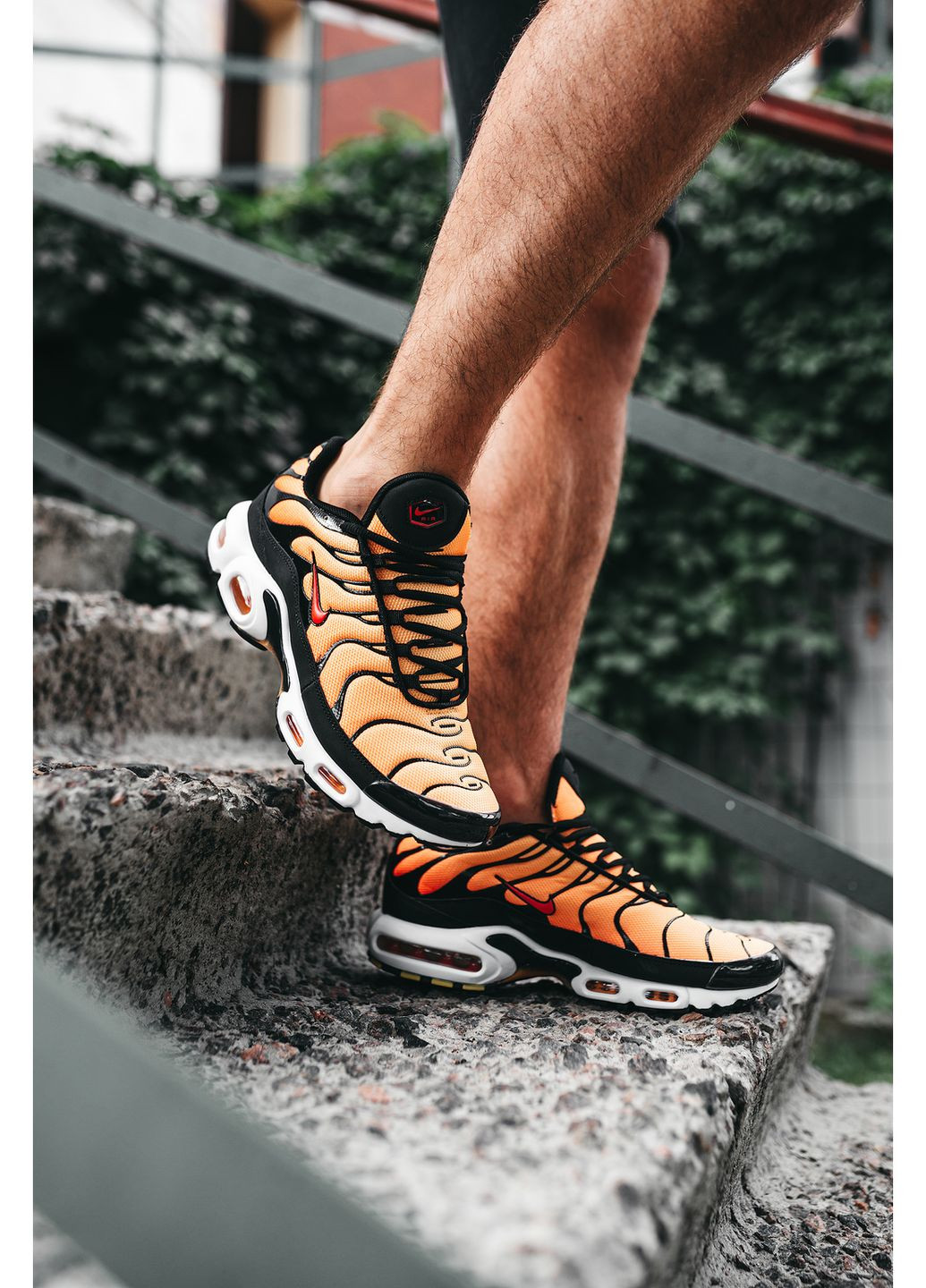 Світло-оранжеві Осінні кросівки чоловічі Nike Air Max Plus OG Tn Tiger