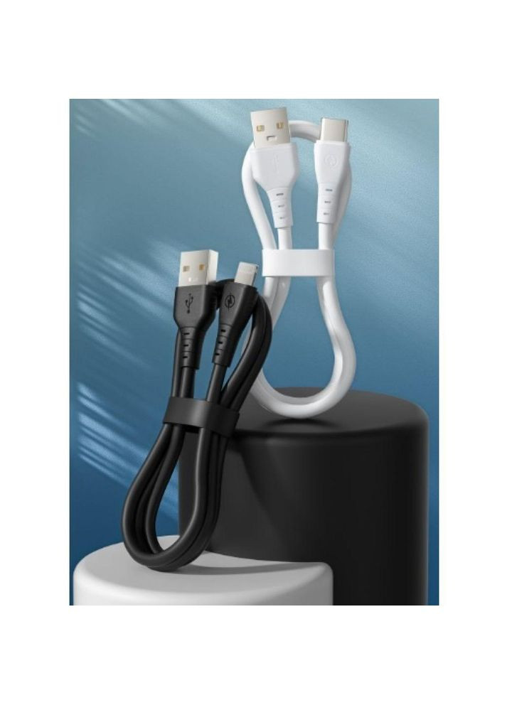 Зарядний кабель USB-Lightning для iPhone / Провід шнур юсб лайтнінг для зарядки айфона Apple пристроїв 1м Epik (334298014)