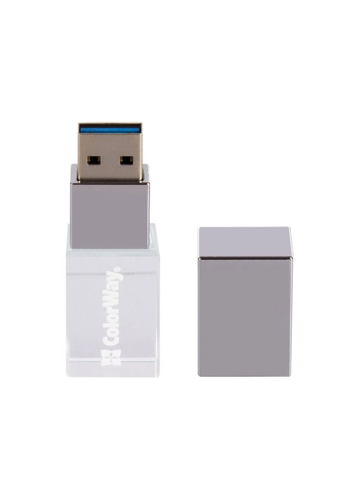 USB флеш накопитель 32GB 3.0 Transparent (CW-USBCL32) Colorway (373218528)
