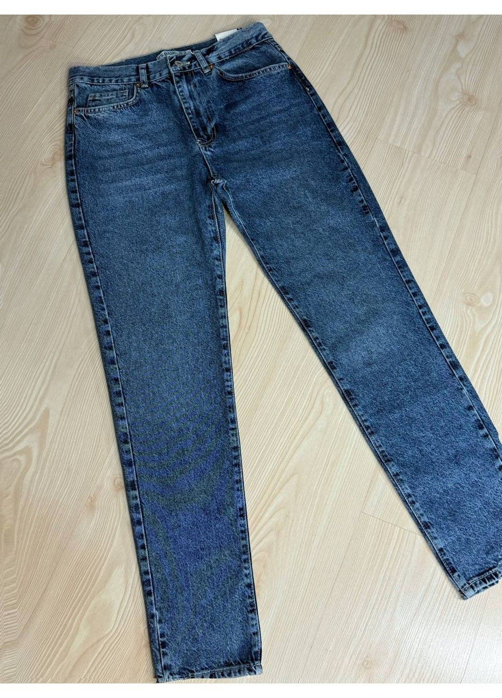 Джинси жіночі 3137 SLIM FIT базові по фігурі сині Its Basic - (340765948)