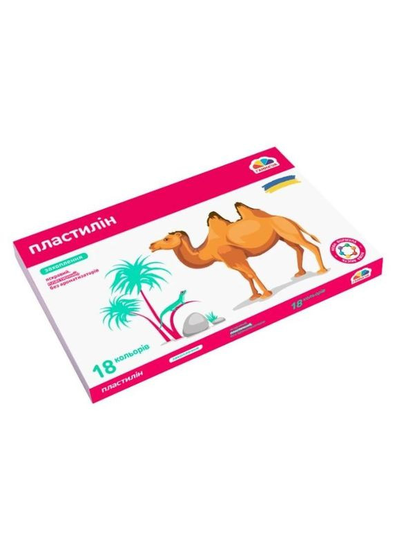 Набор для лепки пластилин "Восторг" 200315, 18 цветов No Brand (339780640)