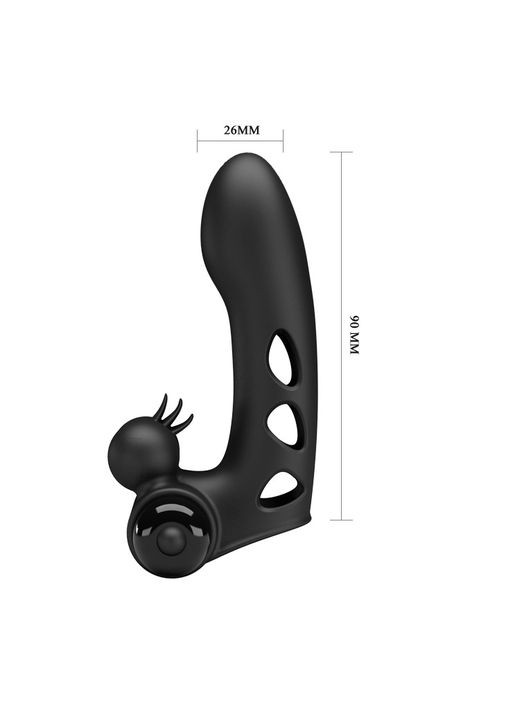 Насадка на палец - Pretty Love Orlando Honey Finger Vibrator Black LyBaile (322184119)