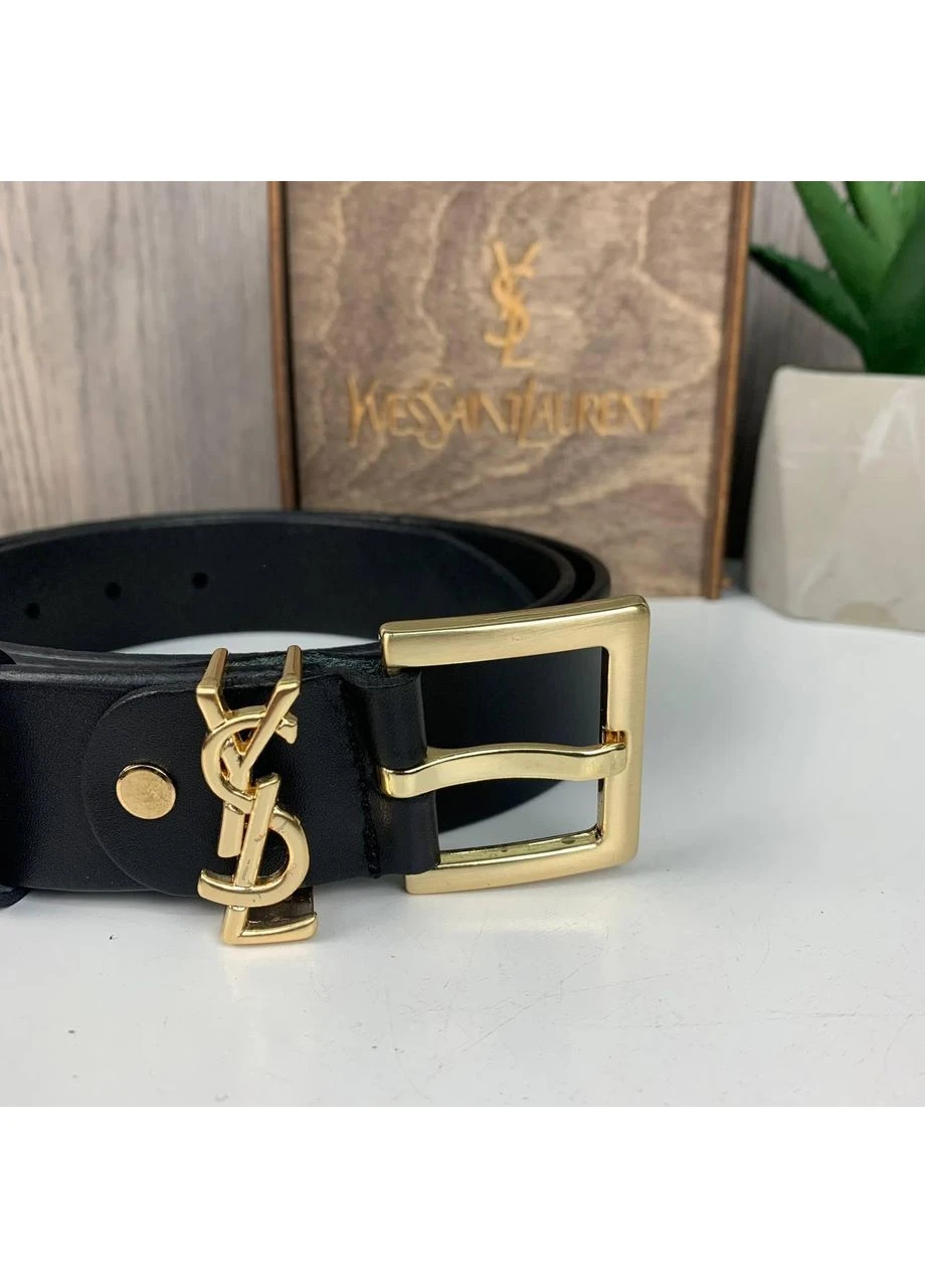 Женский Тонкий Кожаный Ремень Поясной Из Натуральной Кожи Ysl Seli No Brand (395642554)
