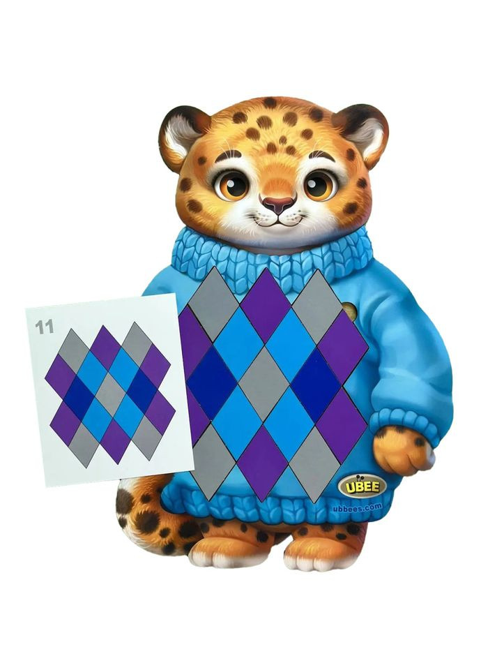 Развивающий пазл-вкладыш "Гепард" (ПСД289) PSD289 Ubumblebees (364894448)