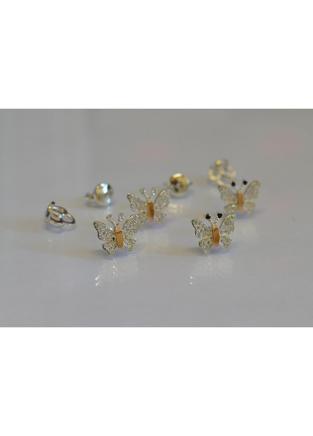 Серьги-гвоздики метели Silver Style (367112122)