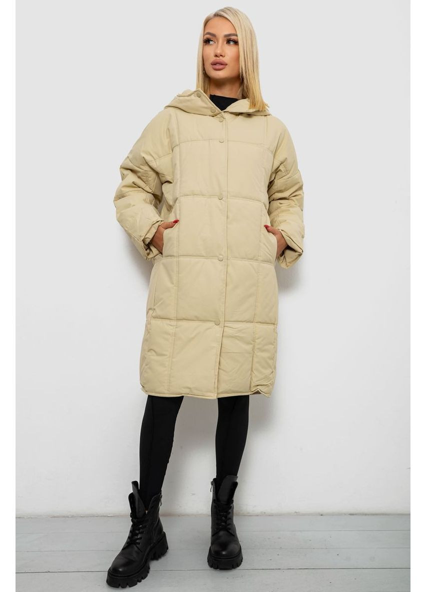 Бежевая зимняя куртка женская зимняя Ager 244R8832