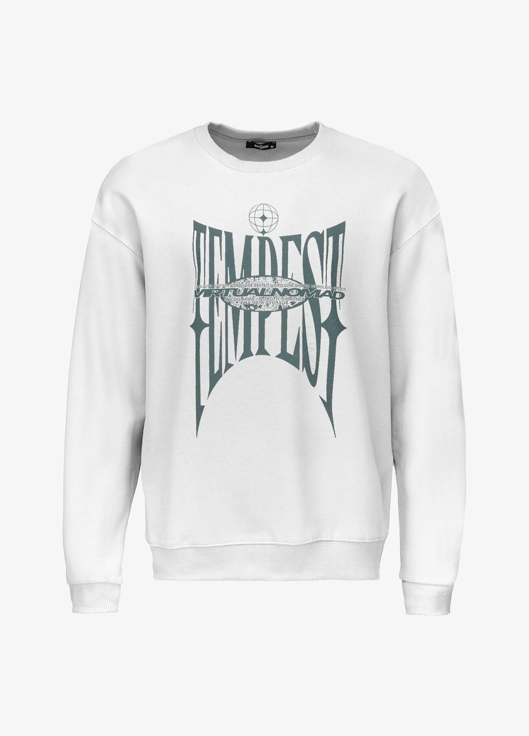 Сірий світшот з принтом чоловічий -15 shop (2000990807939) Demos (315961221)