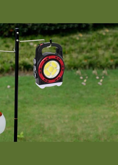 Прожектор 6678С-3LED+5COB с солнечной панелью и функцией Power Bank, ручной прожектор No Brand (330635535)