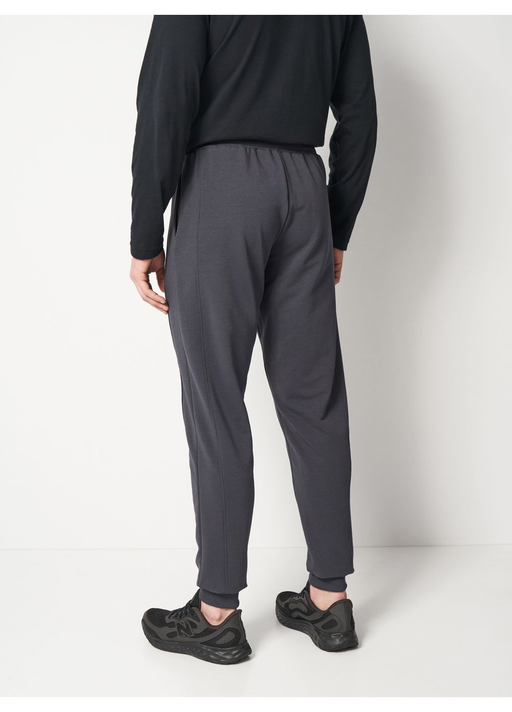 Темно-серые спортивные, повседневный, кэжуал демисезонные джоггеры брюки Malta