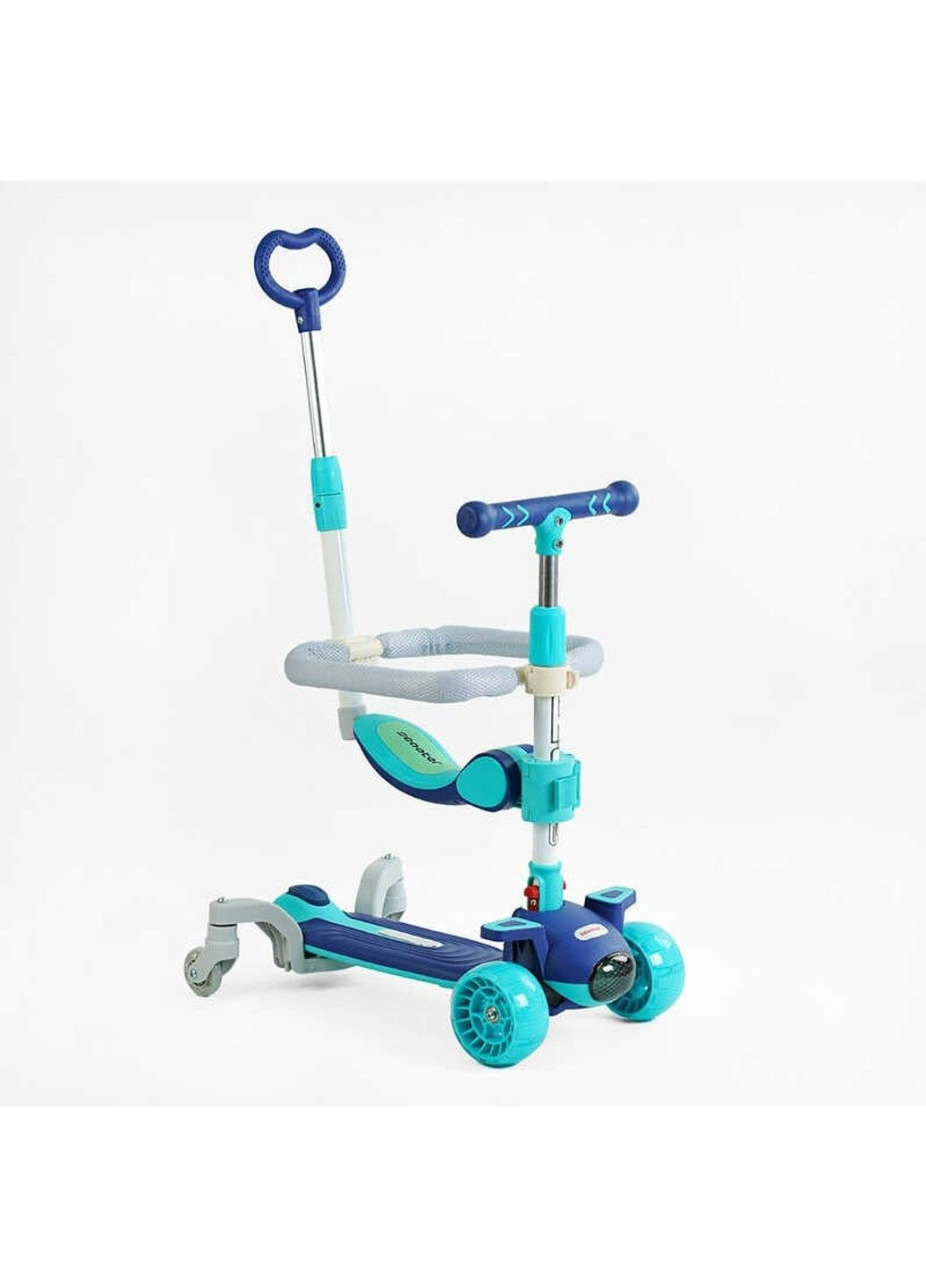Самокат беговел с родительской рукой 5в1 Skyper (329153953)