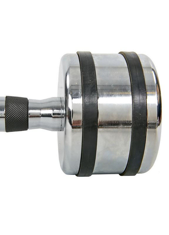 Гантель цільна сталева хромована 1штука TA-8232-5 (1x5кг) (1шт, метал хромований) Record (361435525)