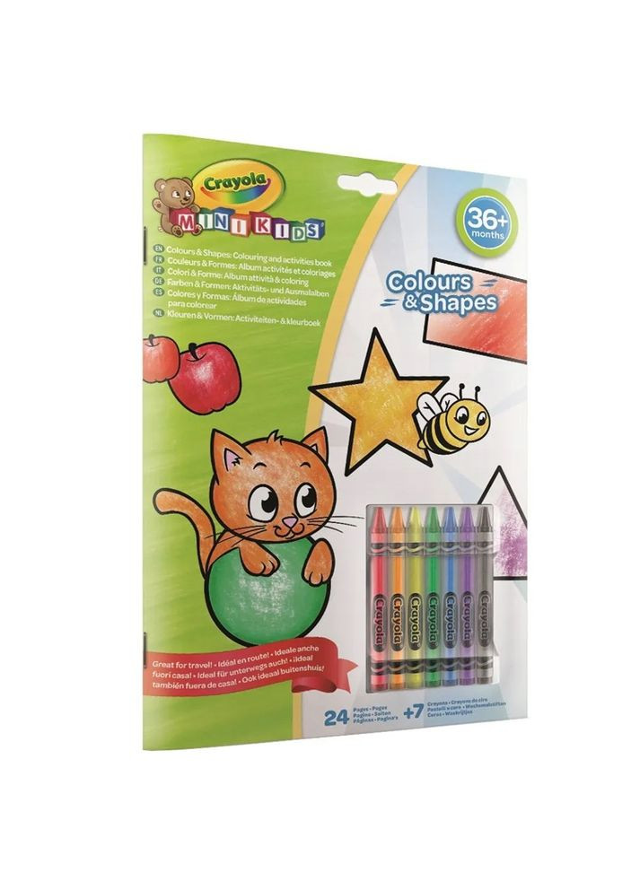 Розмальовка "Кольори та форми" колір різнокольоровий ЦБ-00230354 Crayola (294913255)