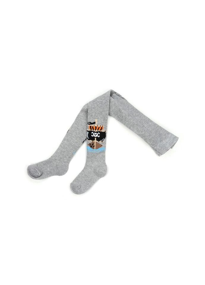 Колготки з піратським кораблем (M0C0301-1020-86B-gray) BNM (301146692)
