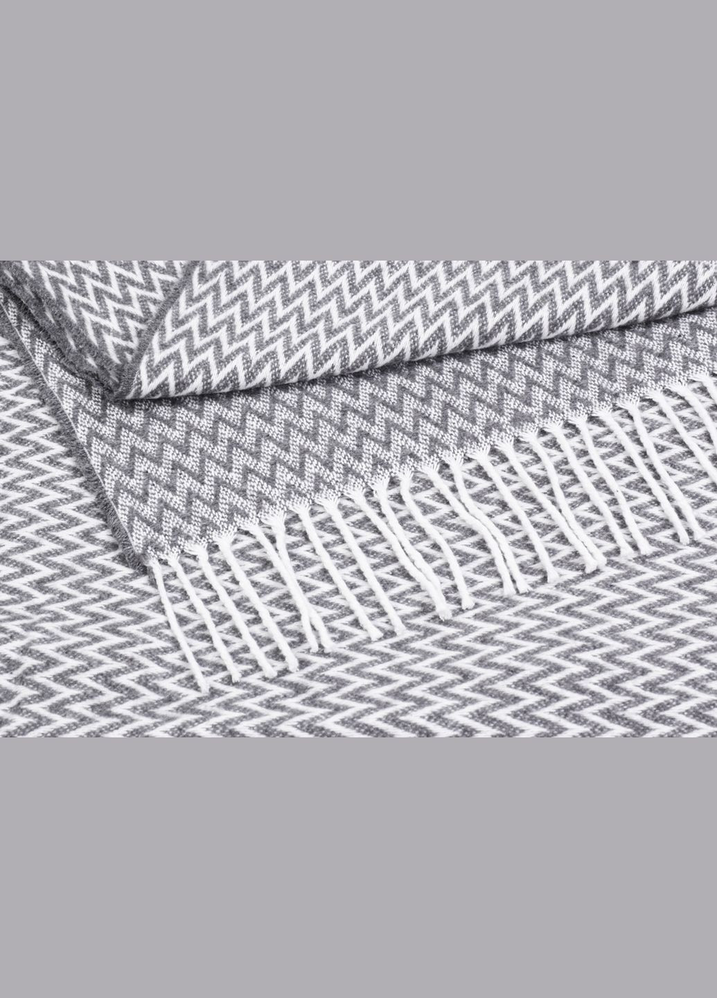 Плед хлопковый зиг-заг 200 x 220 см Love You 4632 (315690516)