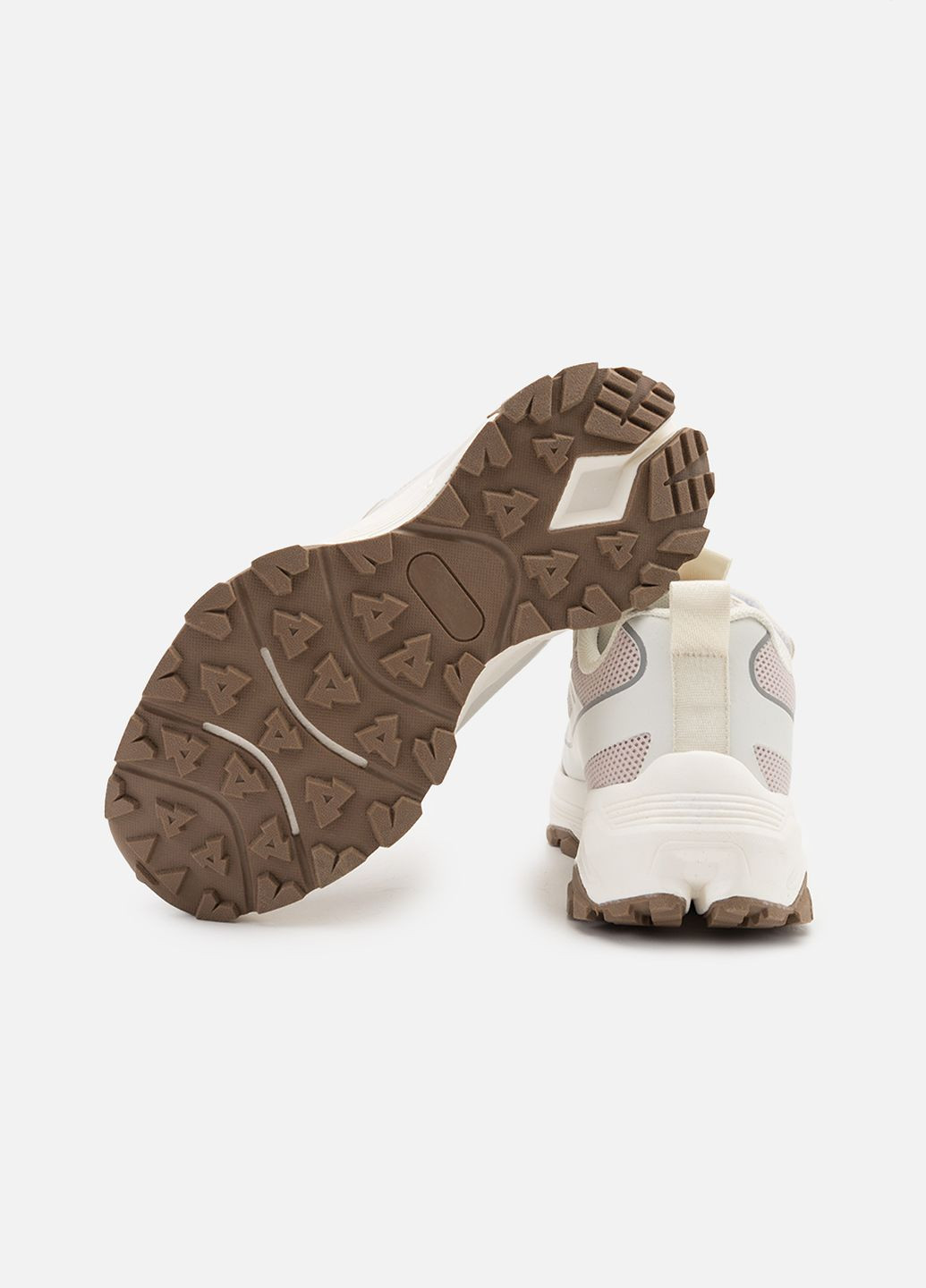 Бежевые демисезонные кроссовки на плоской подошве для девочки цвет бежевый cb-00265176 Yuki