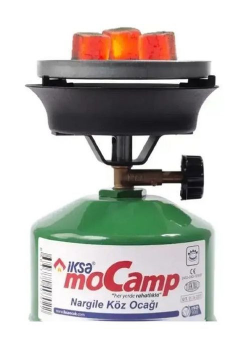 Походная газовая горелка с пьезоподжигом для кемпинга и походов Зеленый (2104618788) No Brand (368576310)