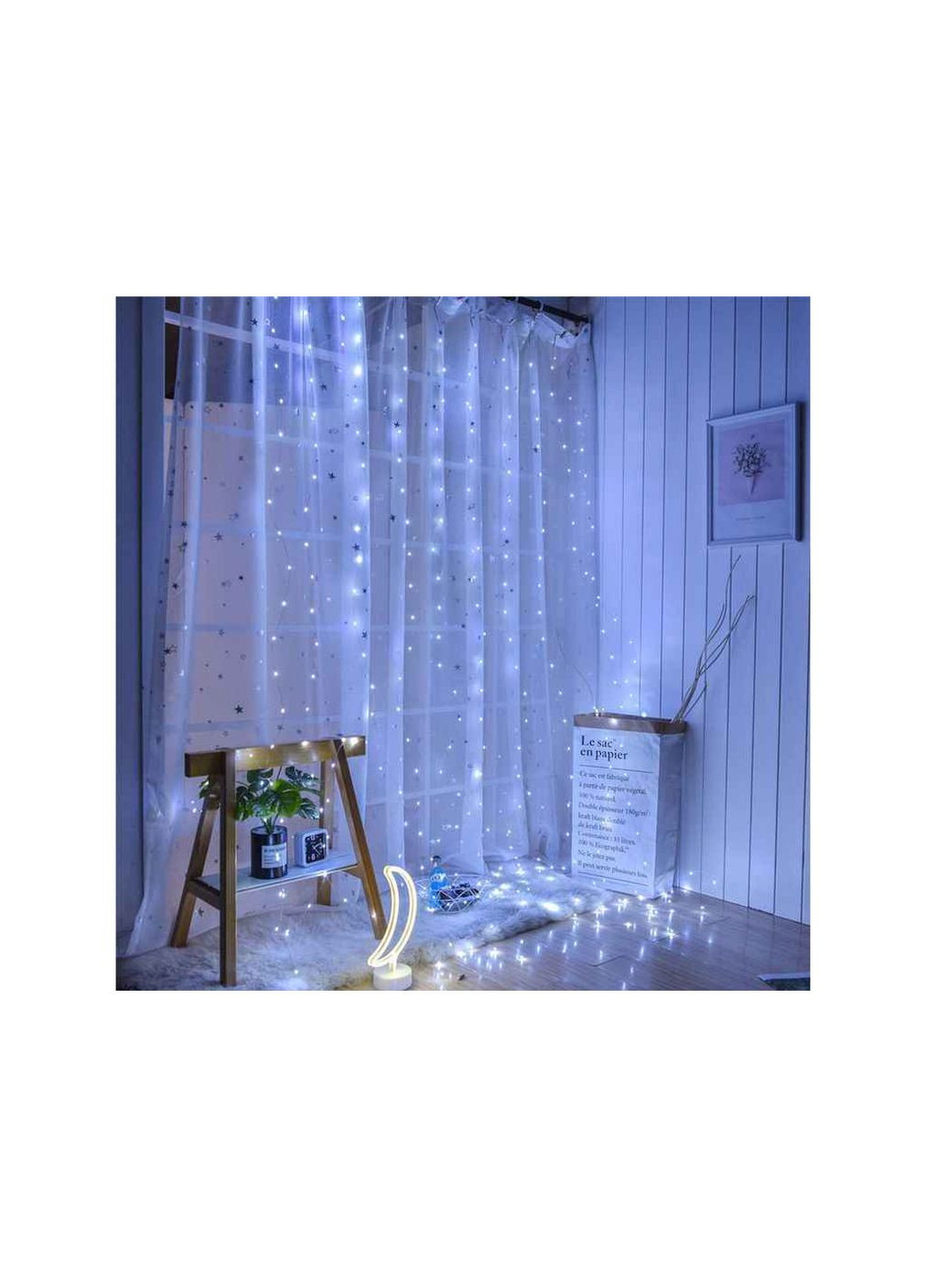 Гірлянда 3*2м на батарейці з USВ ZABI-12 WR TLT (369620191)