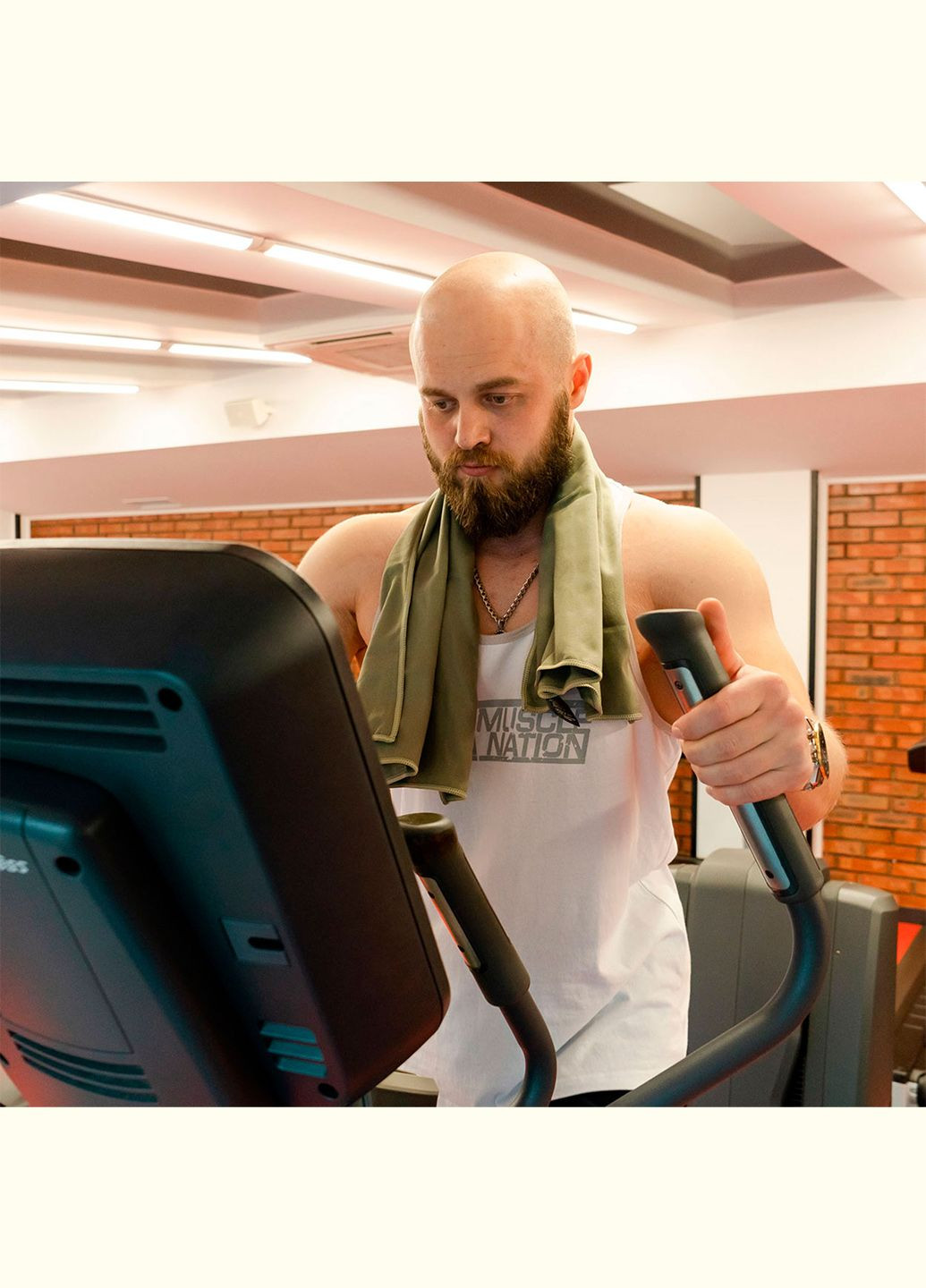 Дорожній спортивний рушник 80х180 з мікрофібри з чохлом Зелений Love You однотонний зелений