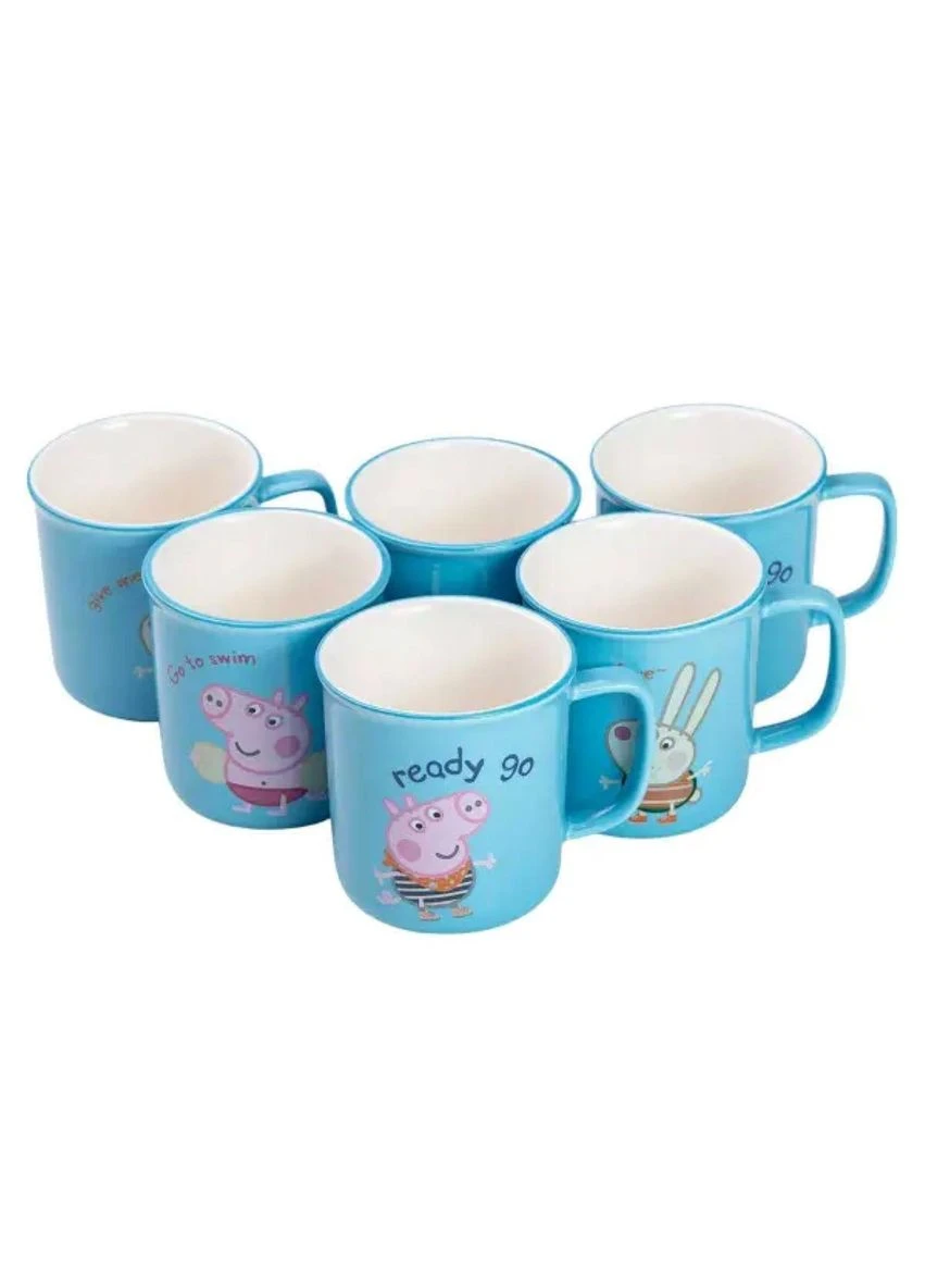 Набор из 6 чашек Peppa Pig, 150 мл, синий HP-15-17-1 Yiwu (377037335)