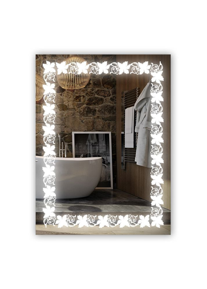 Дзеркало з LED підсвіткою SR-085 (600х800мм) No Brand (316631374)