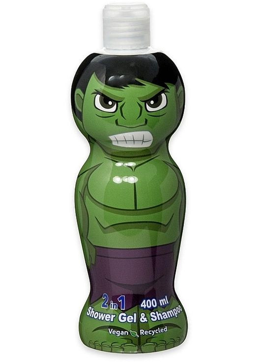 Гель-шампунь Hulk 2D Shower Gel & Shampoo 400ml (1157333-190116) Air-Val International (368601087)