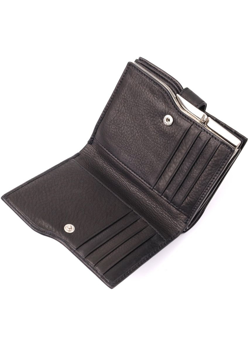 Стильний жіночий вертикальний гаманець з натуральної шкіри 20842_1 (2656 nero) Чорний Tony Perotti (362043648)