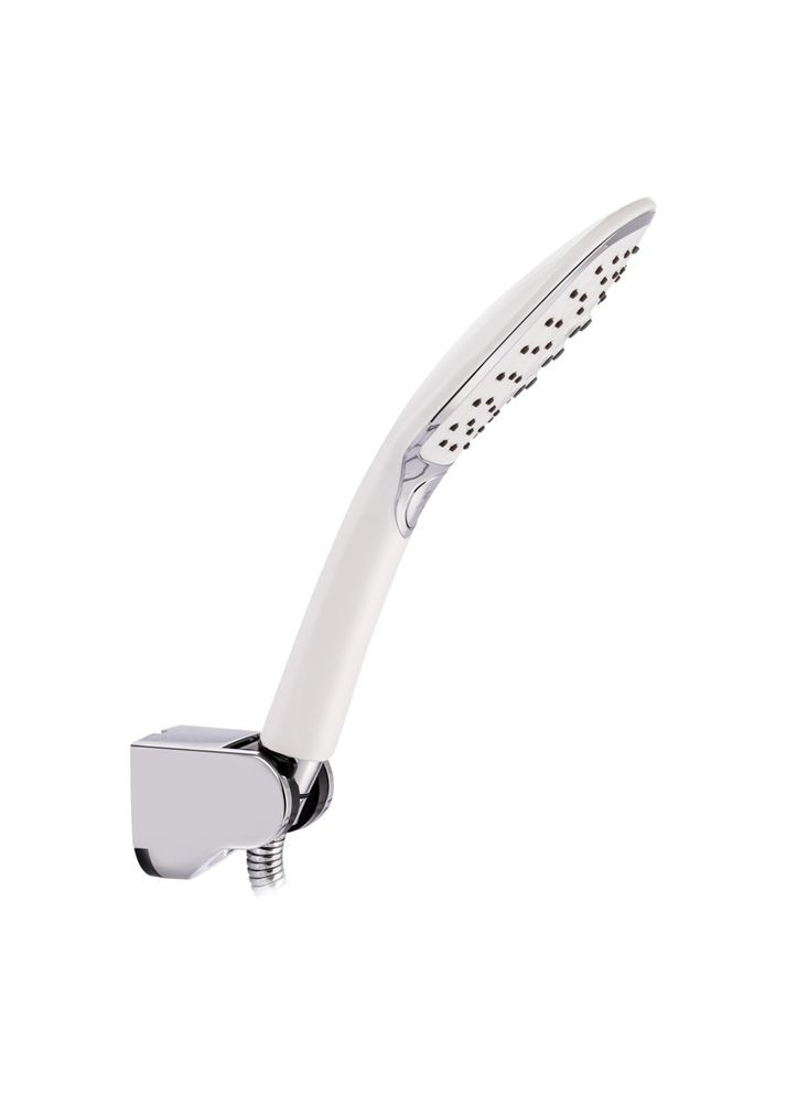 Смеситель для ванны Grand с поворотным изливом (c душевым гарнитуром) QTGRAWCR005 Chrome/White Qtap 005 (346492462)