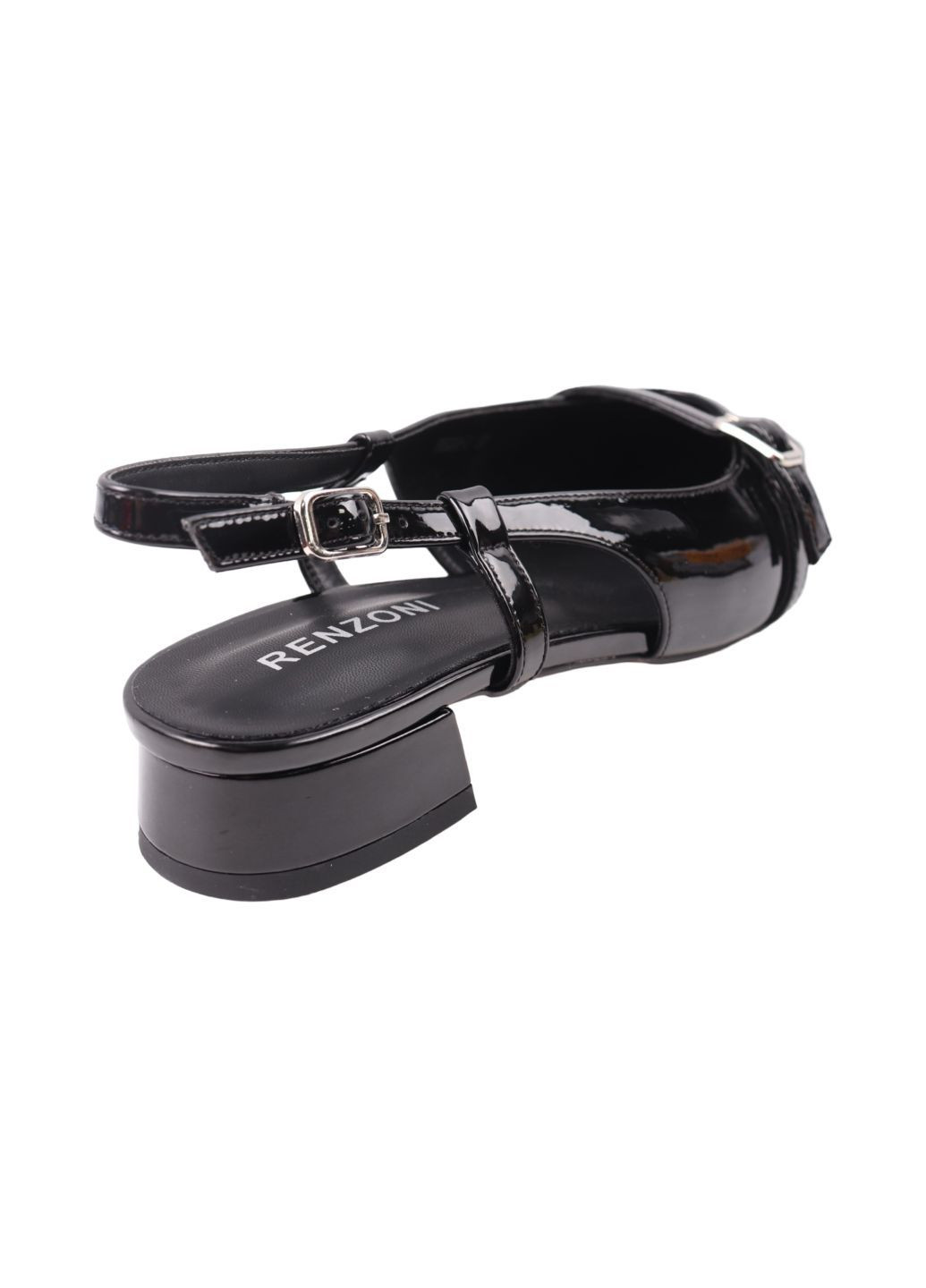 Renzoni Туфли жіночі чорні натуральна лакована шкіра чорний з, — (316226548)