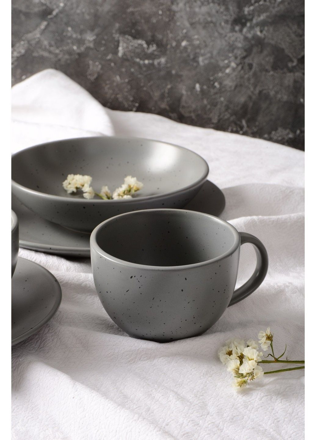 Тарелка SANDY GREY 19 см/десерт. (ZH-7016-2) Limited Edition (365274678)