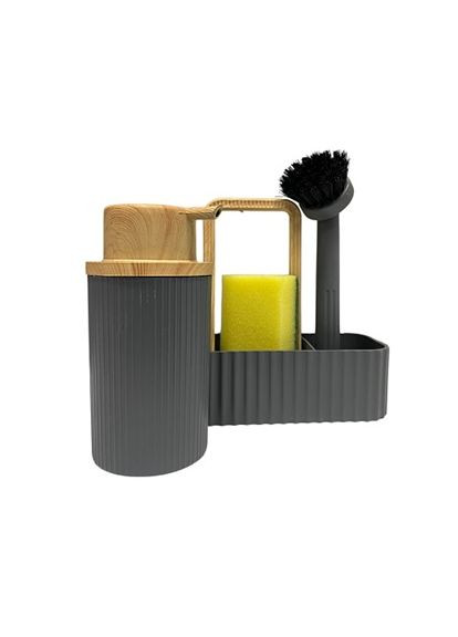 Набір для кухні на мийку ECO BT-4504 4 предмети сірий Eurogold (364108886)