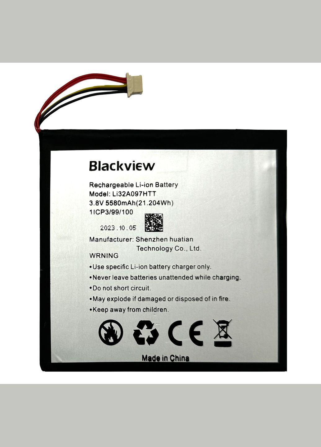 Акумулятор для планшета Tab 5 / Tab 6 / Li32A097HTT / 5580 mAh Blackview (322707245)