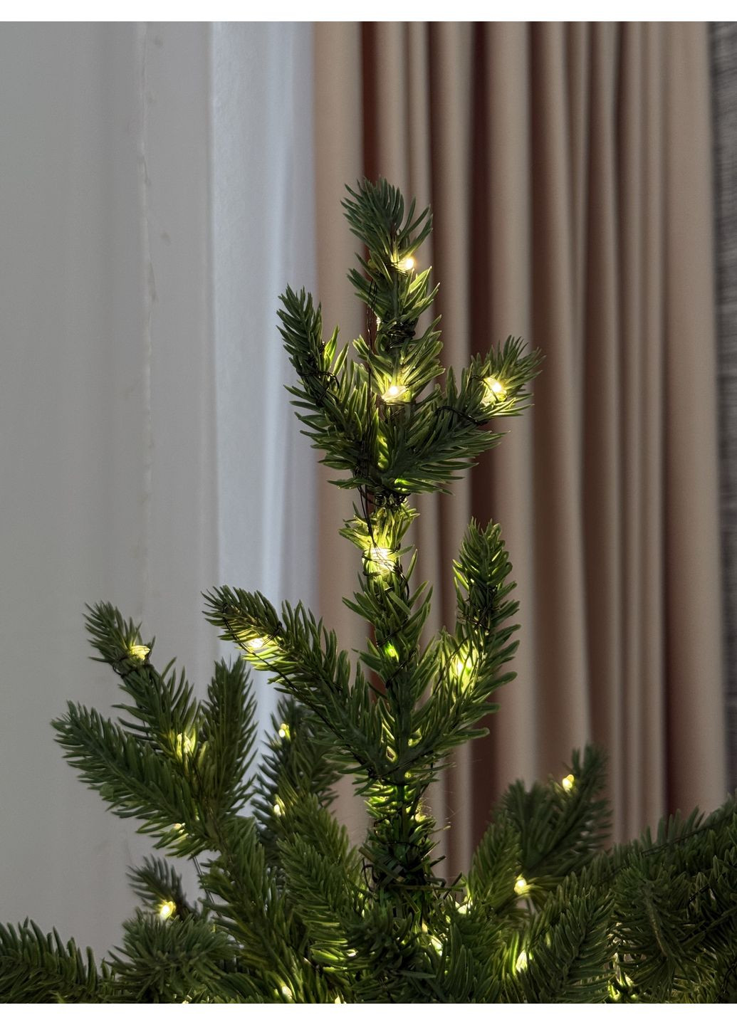 Світлодіодна гірлянда 50 метрів тепле біле світло білий провід 500 LED 8 режимів з пультом Роса (363114672)