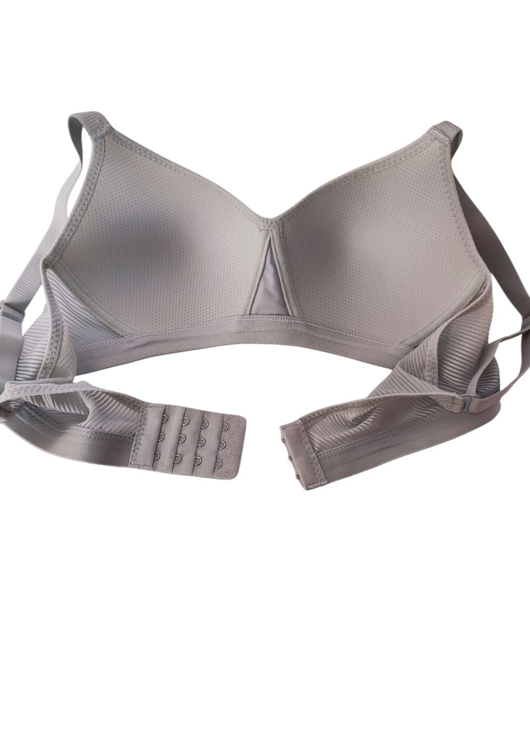 Серый топ бюстгальтер No Brand без косточек