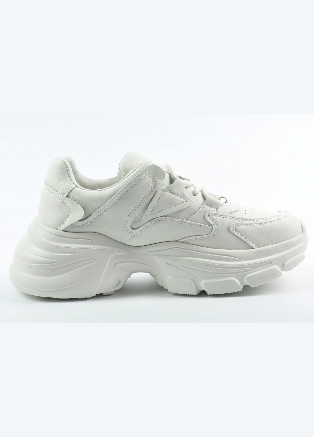 Кроссовки на платформе ALLSY молочные демисезоны (345309182)