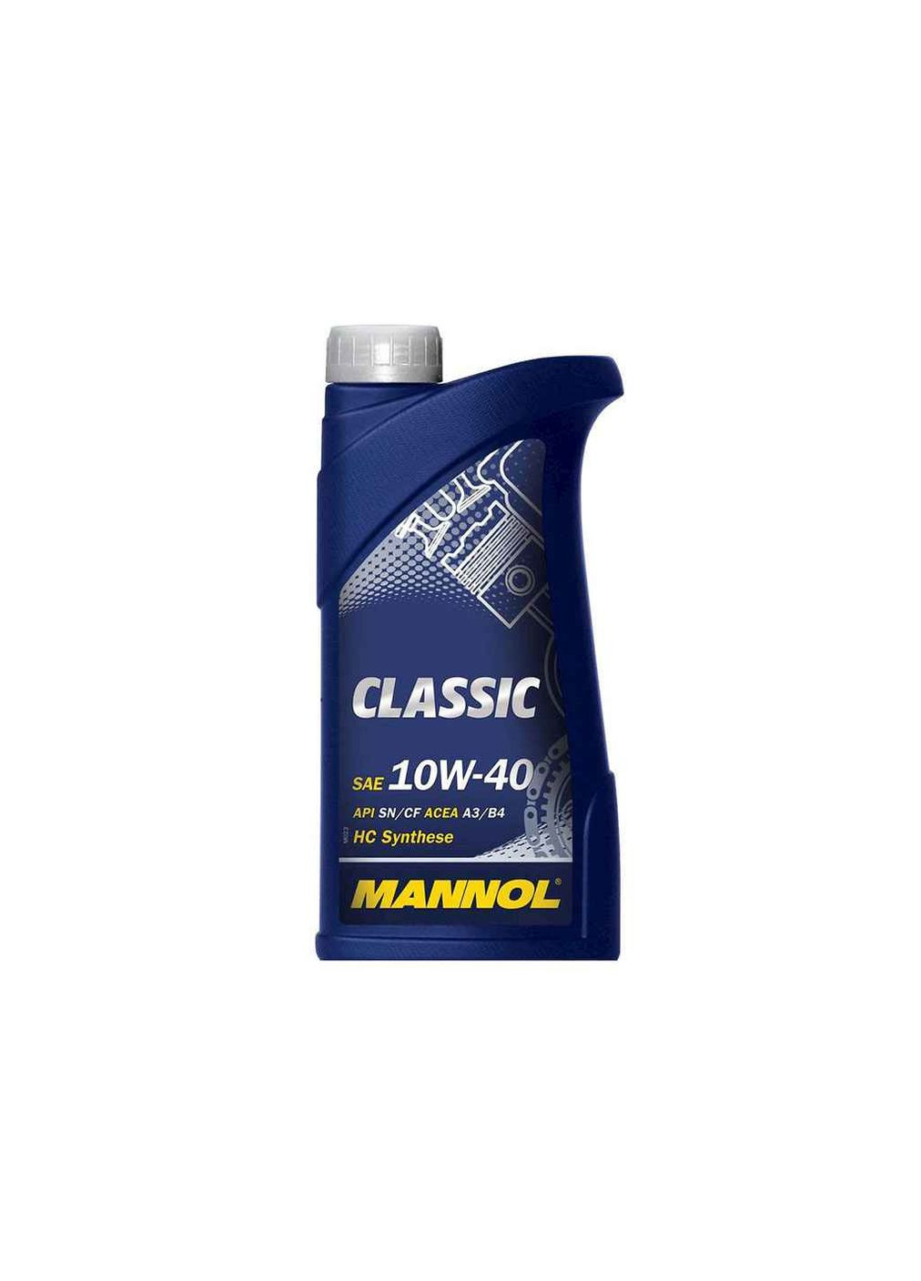 Масло моторне напівсинтетичне 10W-40 1л CLASSIC SAE Mannol (362717835)