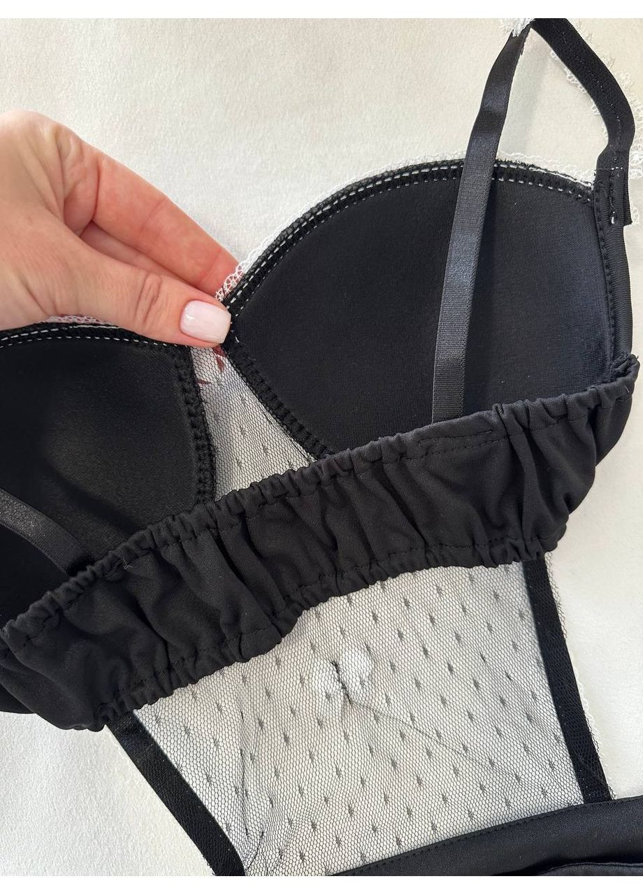 Чорний демісезонний жіночий рольовий костюм | чорна спокуса Vital-Textile 130/44