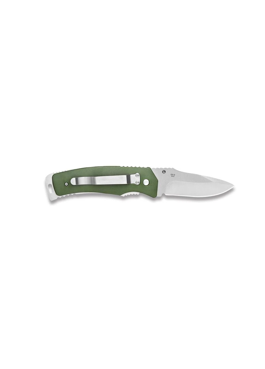 Складной нож G618-GR, карманный, хромистая сталь 440, вес 110 г, длина клинка 80 мм, толщина 2.5 мм Ganzo (396647006)