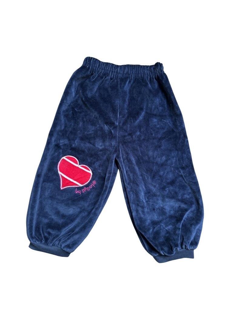 Темно-синие спортивные, повседневный, кэжуал демисезонные прямые брюки Nicol