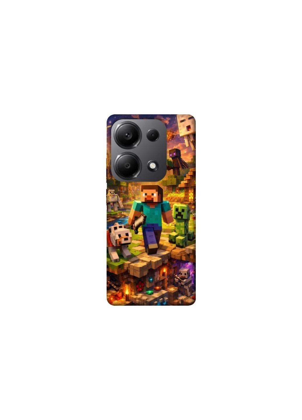 Чехол на Xiaomi Redmi Note 13 Pro 5G Minecraft v6 Frontalka (380647660)