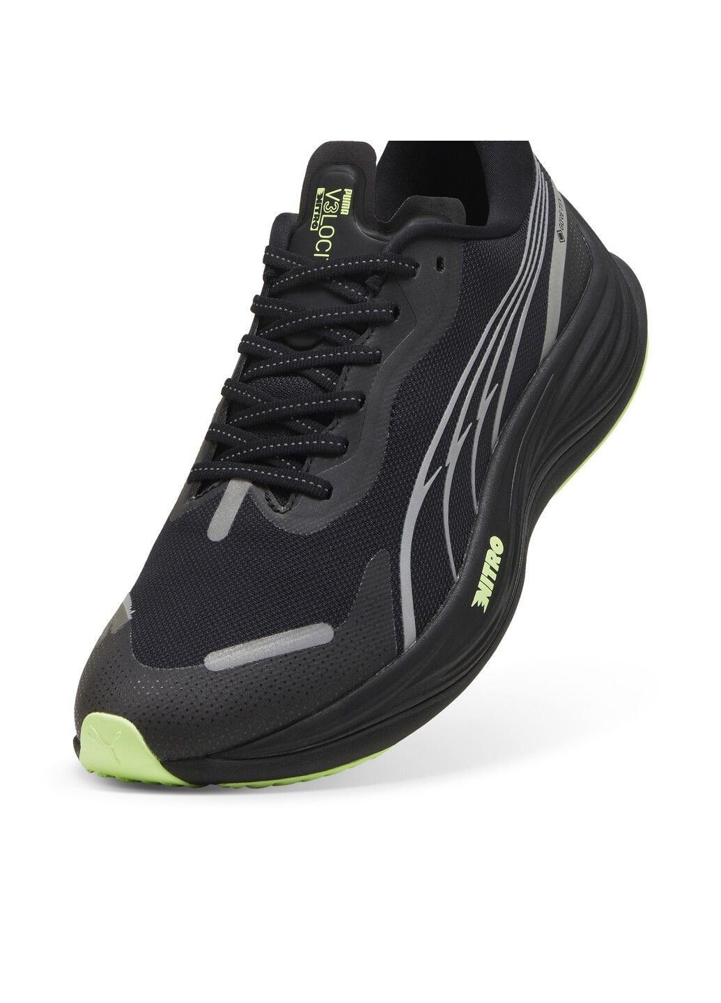 Черные всесезонные кроссовки velocity nitro™ 3 gtx running shoes men Puma