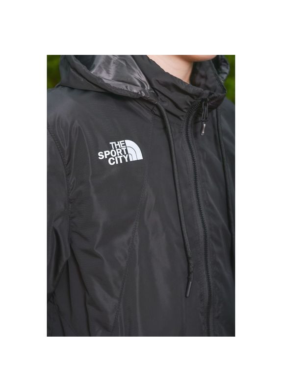 Черная демисезонная ветровка No Brand