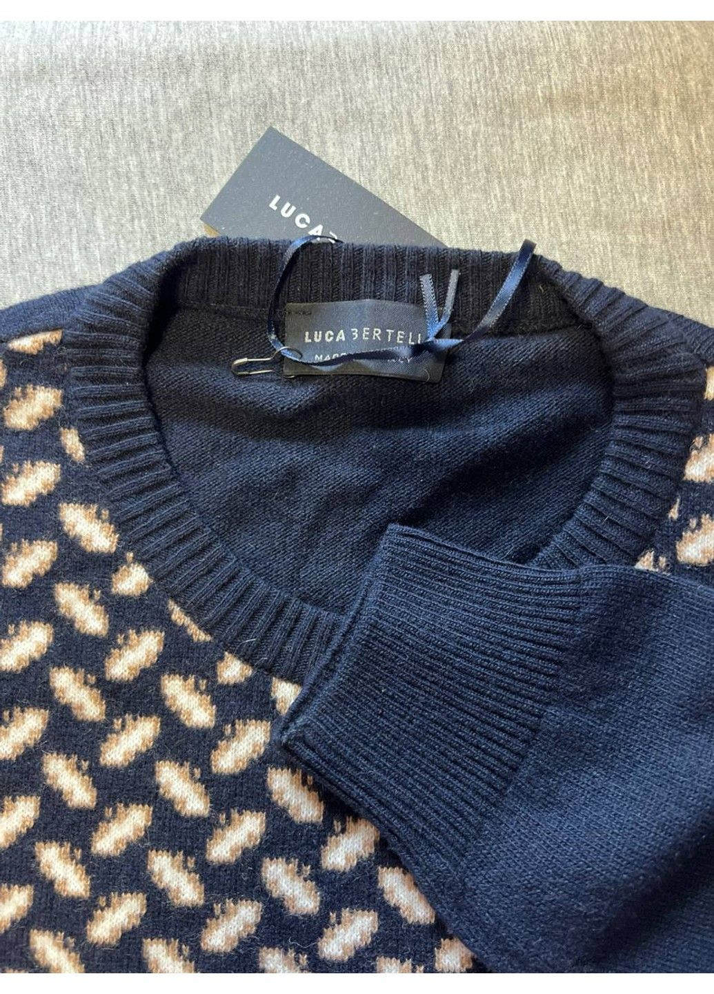 Комбінований 5508m светр чоловічий Luca Bertelli