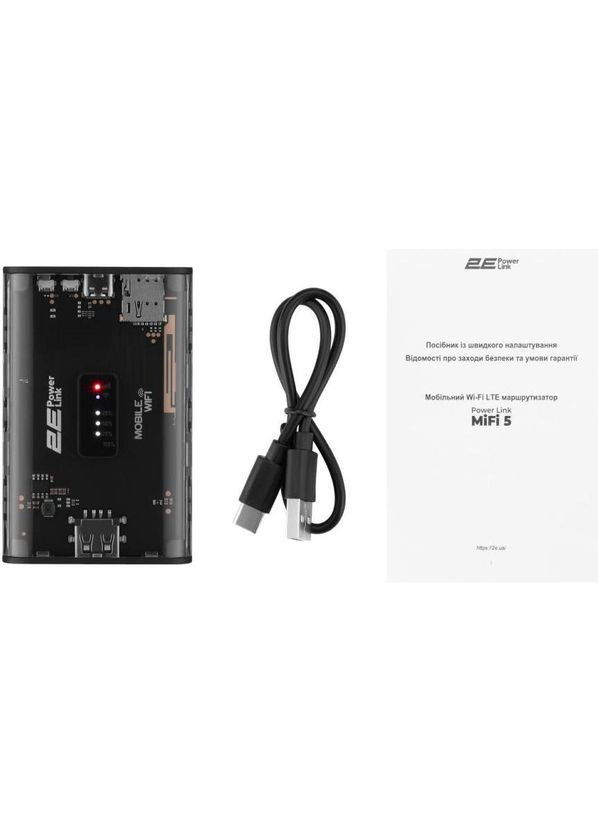 Модем 4G/3G + Wi-Fi роутер PowerLink MiFi-5 (694743655339) 2E (330031830)