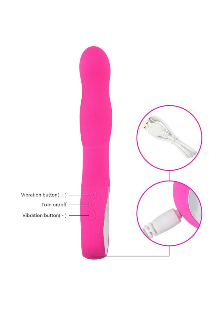 Вібратор для жінок вагінальний точки G зарядка USB 10 режимів вібрації Moonstar (317747888)